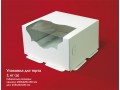 Картонная упаковка для тортов с окном до 1кг